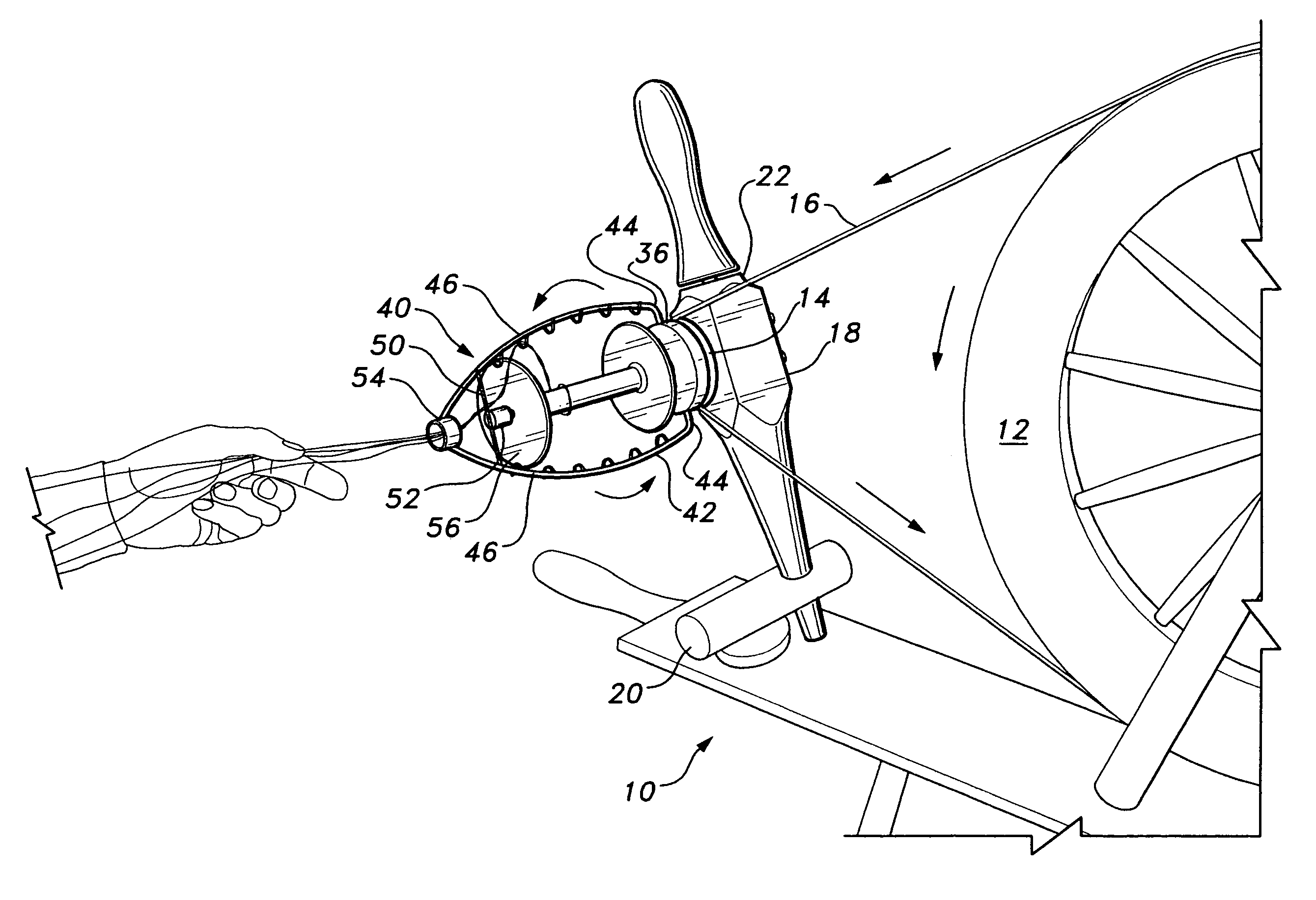 Flyer and spindle brake assembly for handspinning wheels