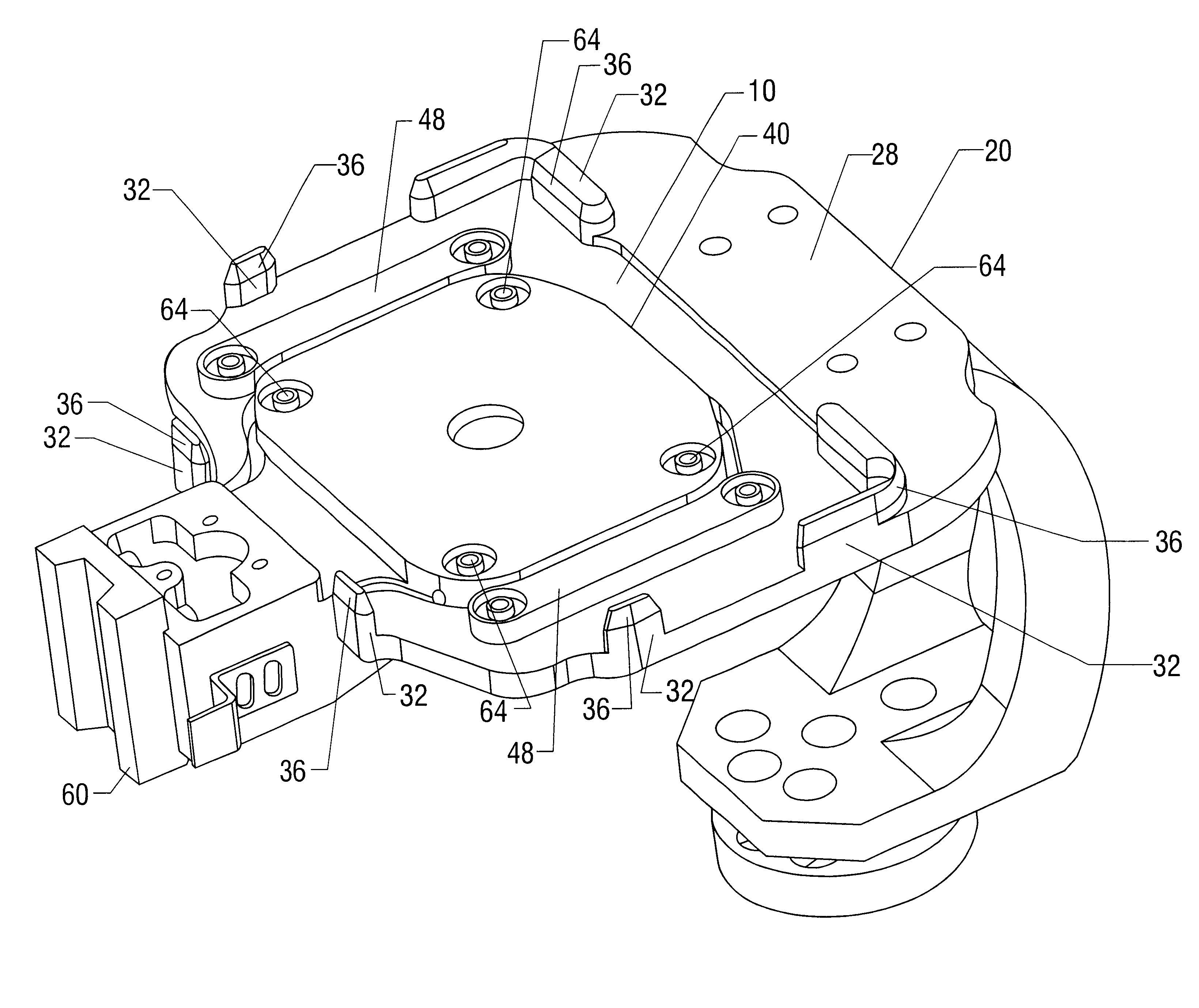 Method and apparatus for shuttling microtitre plates