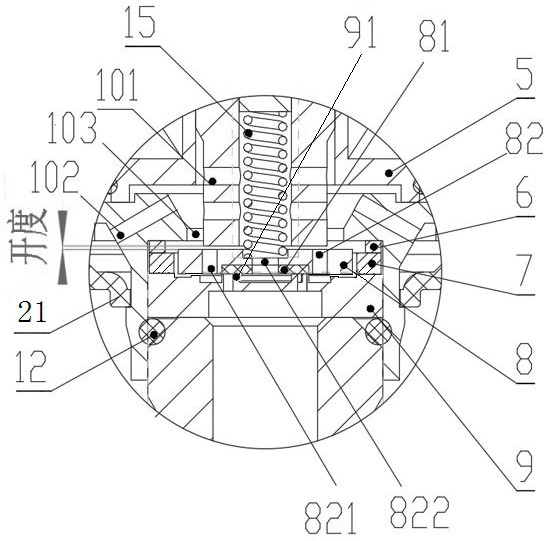 A small-flow miniature solenoid valve and its assembly and adjustment method