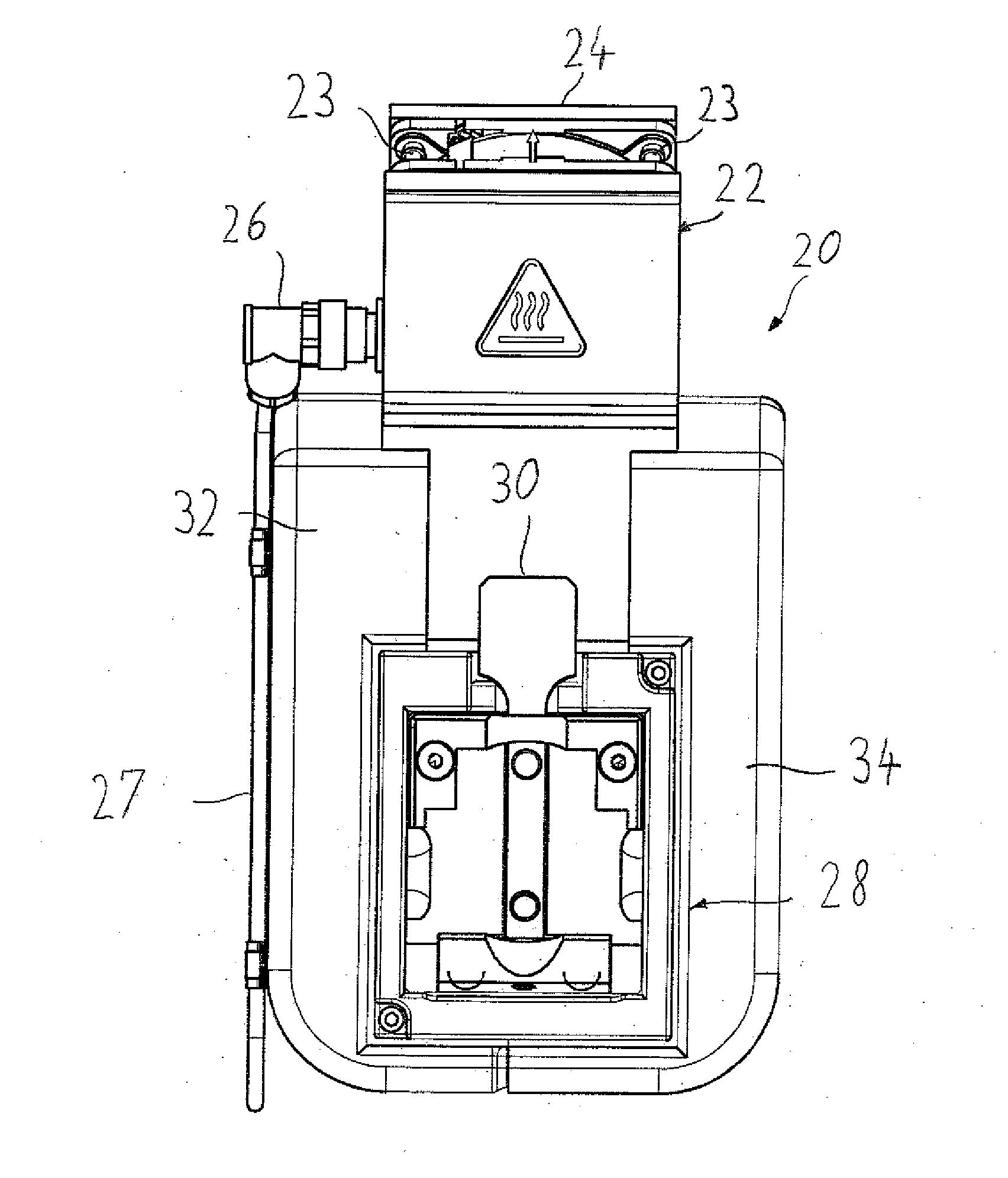 Microtome Cassette Clamp Having An Air Channel For Dissipating The Heat Of A Cooling Element, And Microtome