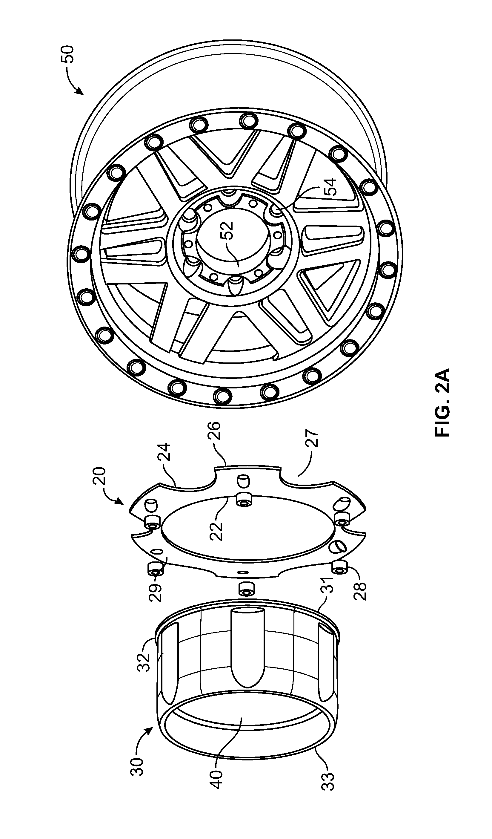 Modular wheel center cap system