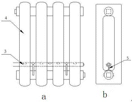 Household radiator with coupled spraying humidifying and intensified convection heat exchange