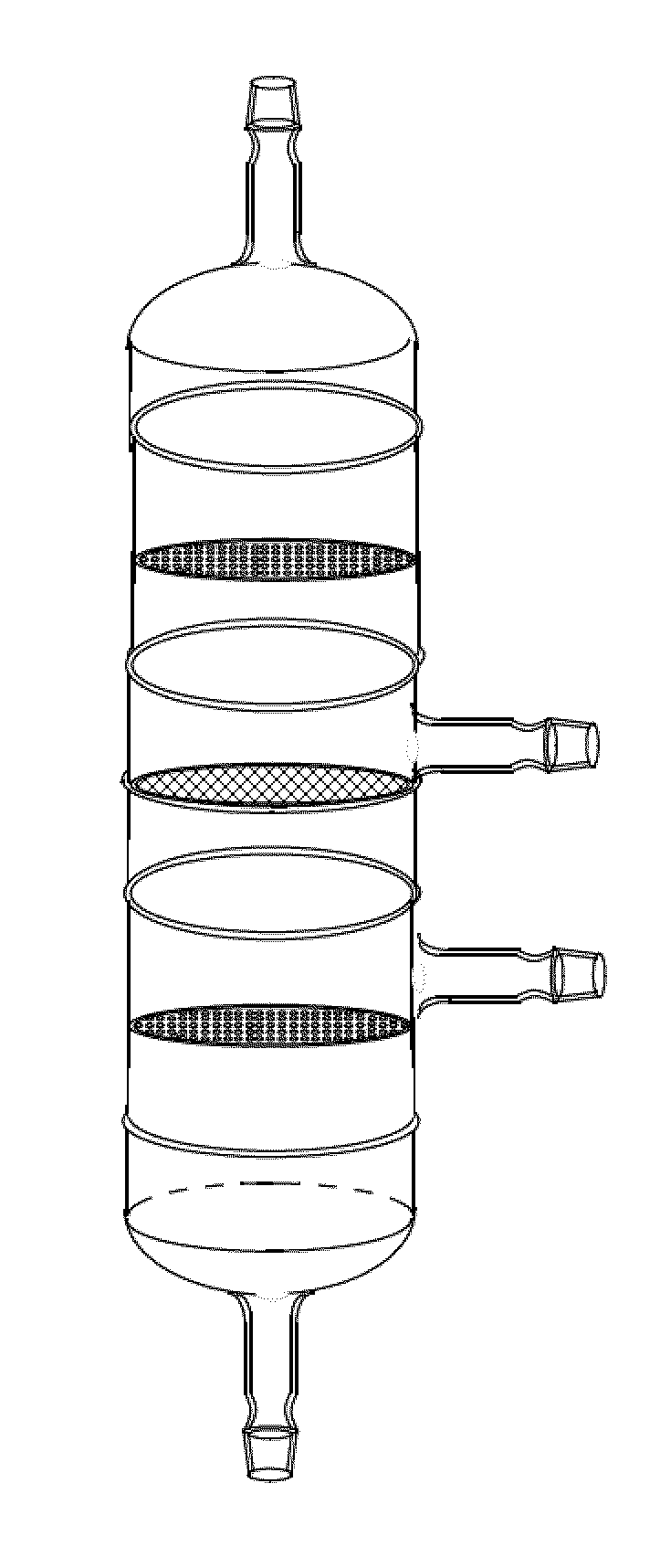 Modular reactive distillation emulation elements integrated with instrumentation, control, and simulation algorithms