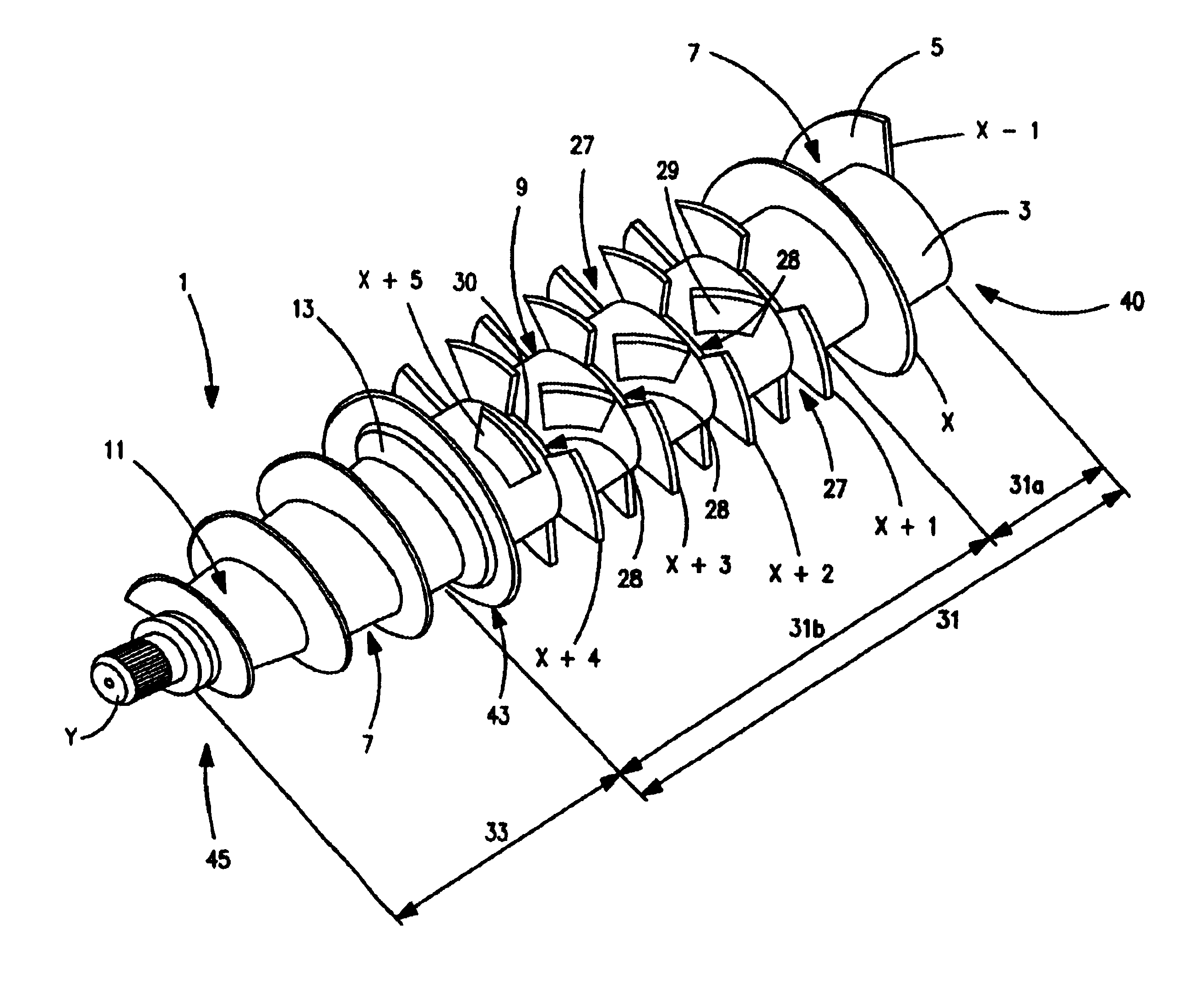 Screw for a solid-bowl centrifuge and a method of extracting oil using the centrifuge
