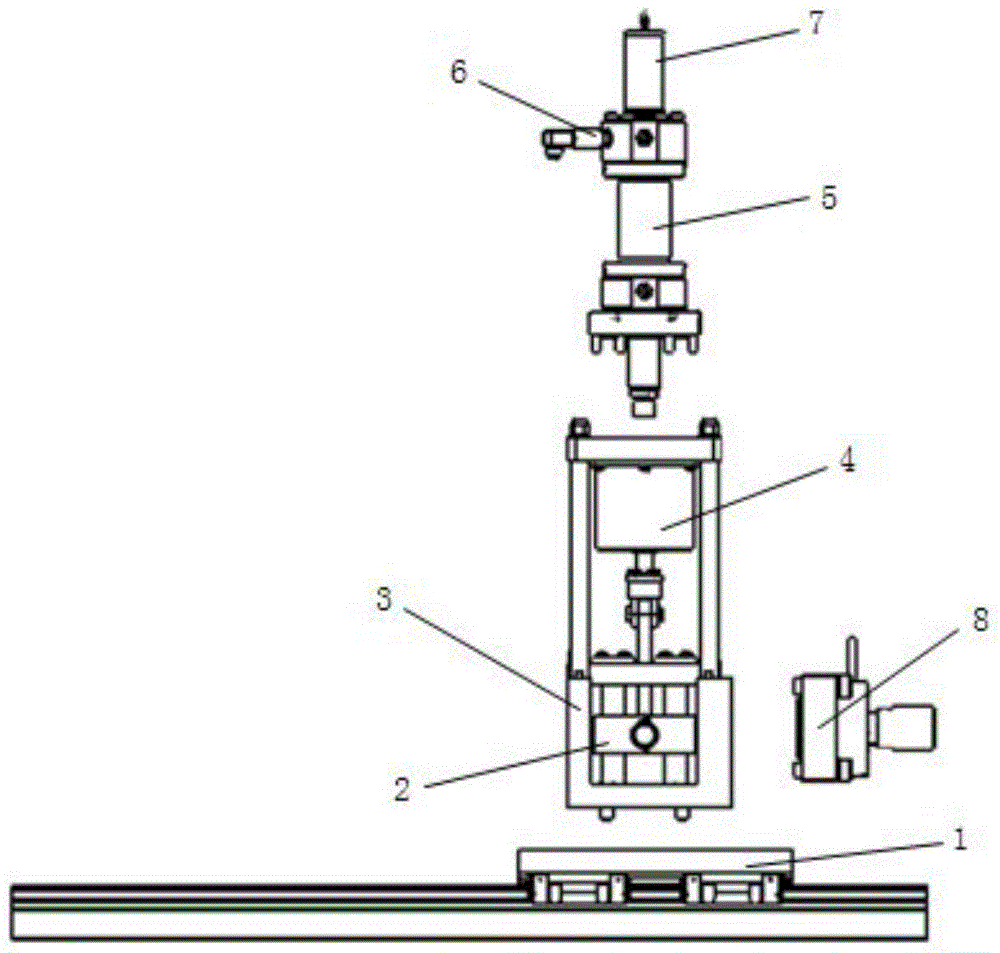 A hydraulic cylinder lateral force loading device for simulating working conditions