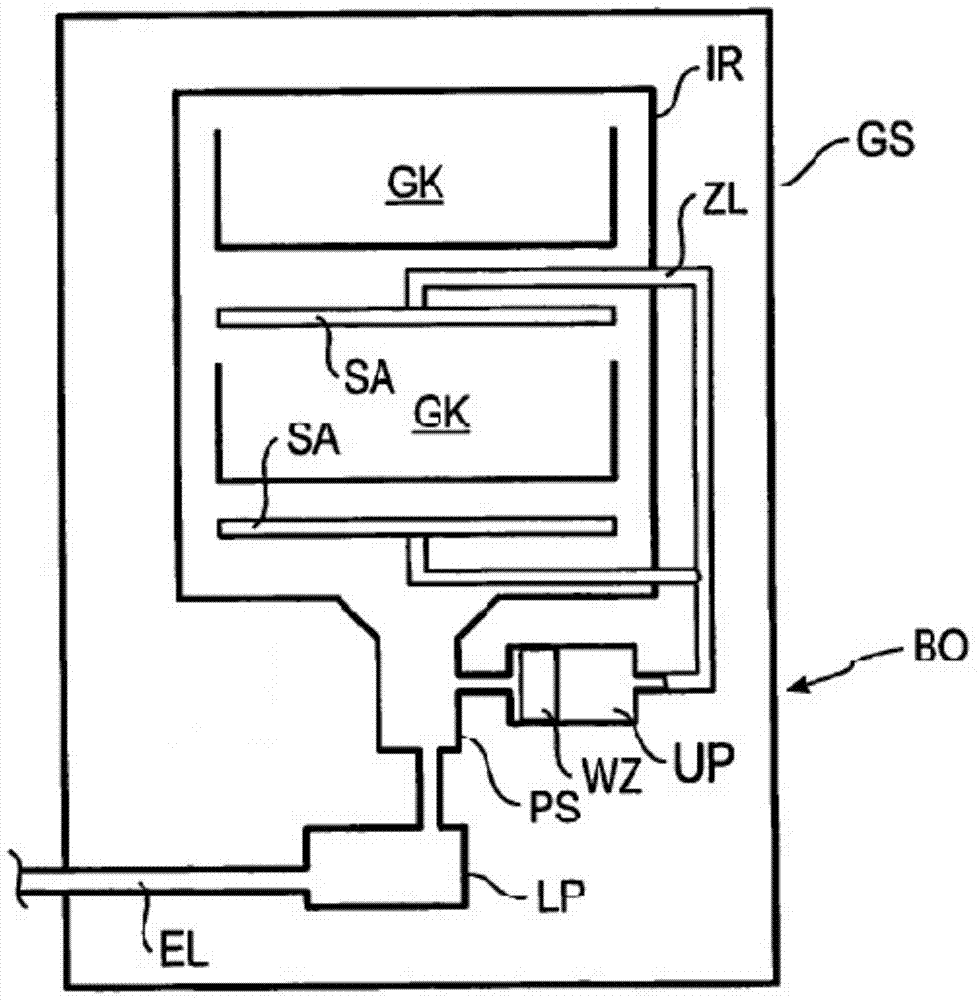 Liquid draining pump and household appliance with pump