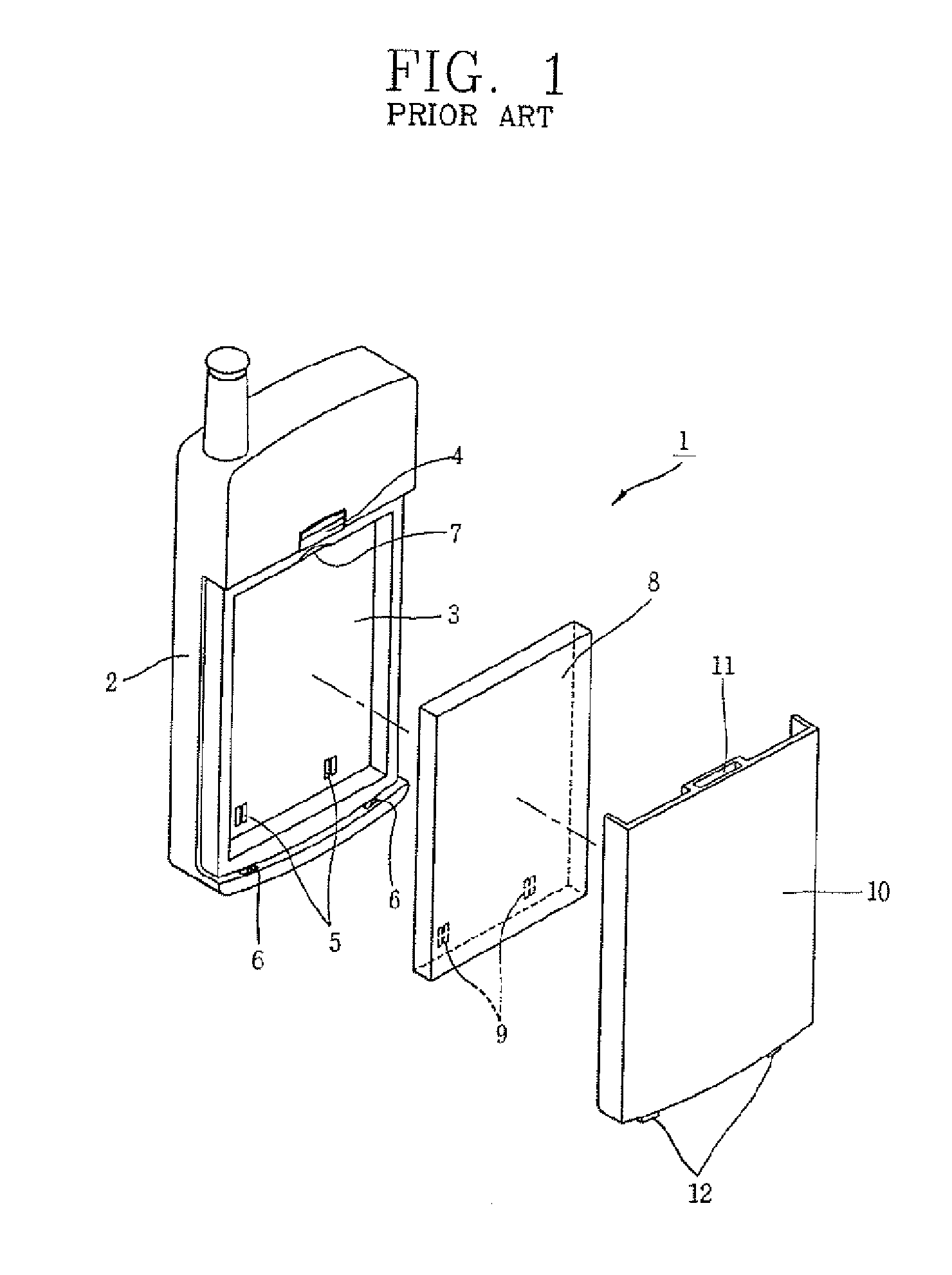 Battery locking apparatus for electronic device