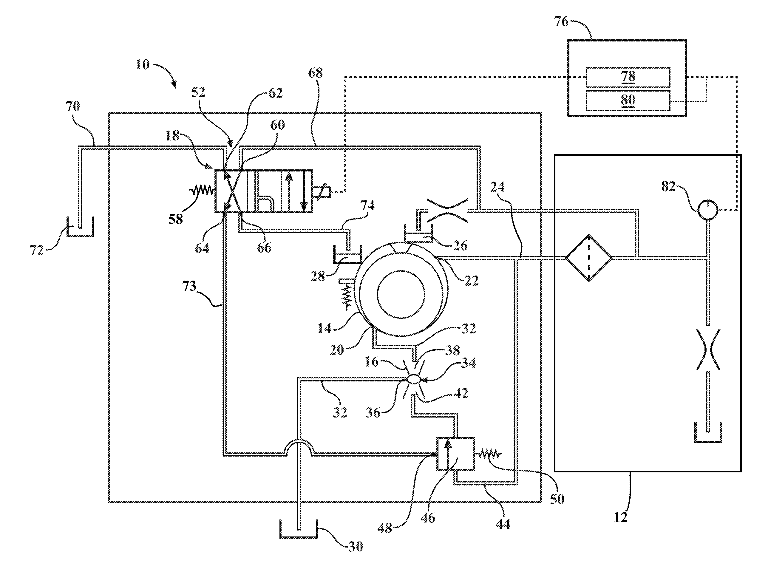 Lubrication system and method configured for supplying pressurized oil to an engine