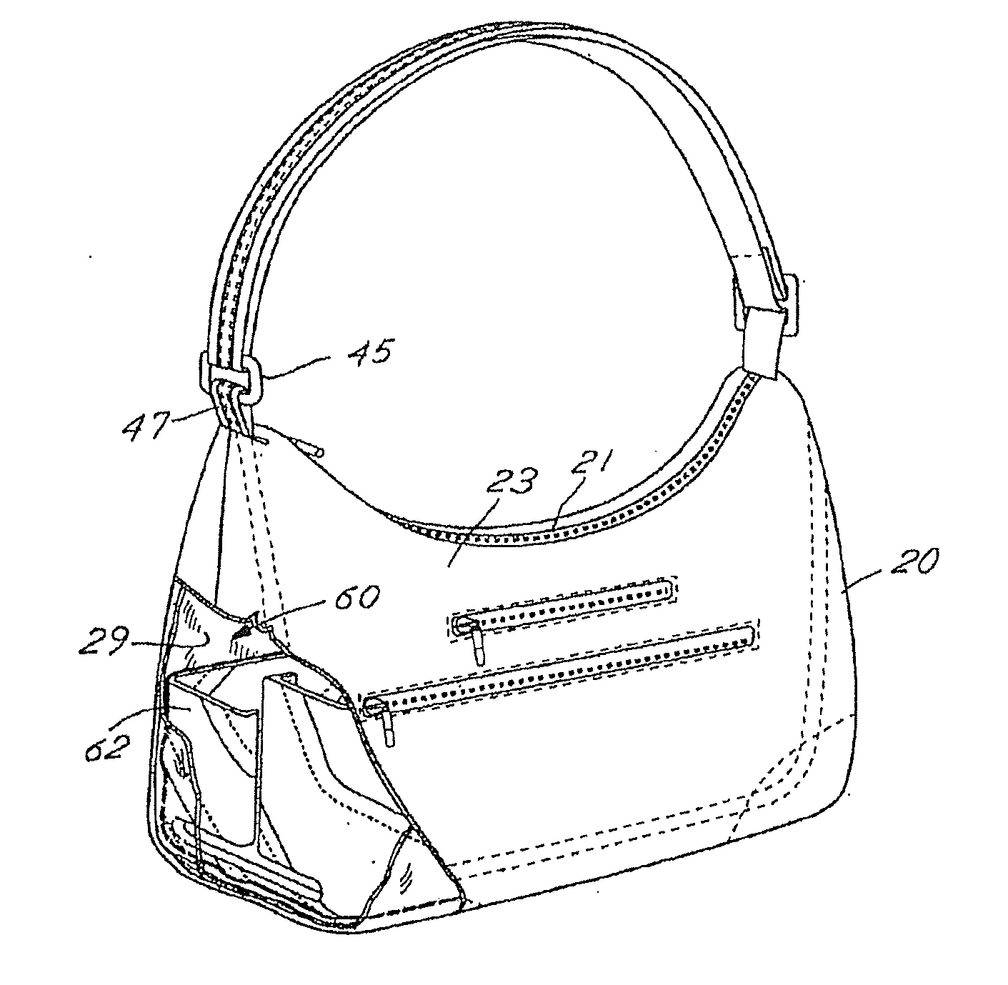 Cut-proof Anti-theft bag construction