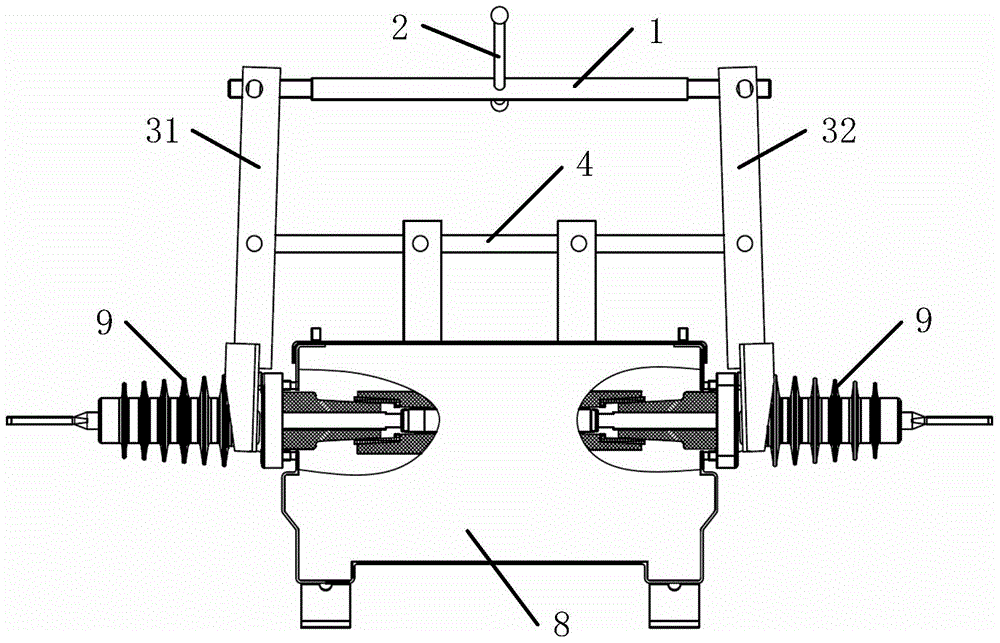 A tool for installing the bushing of vacuum circuit breaker