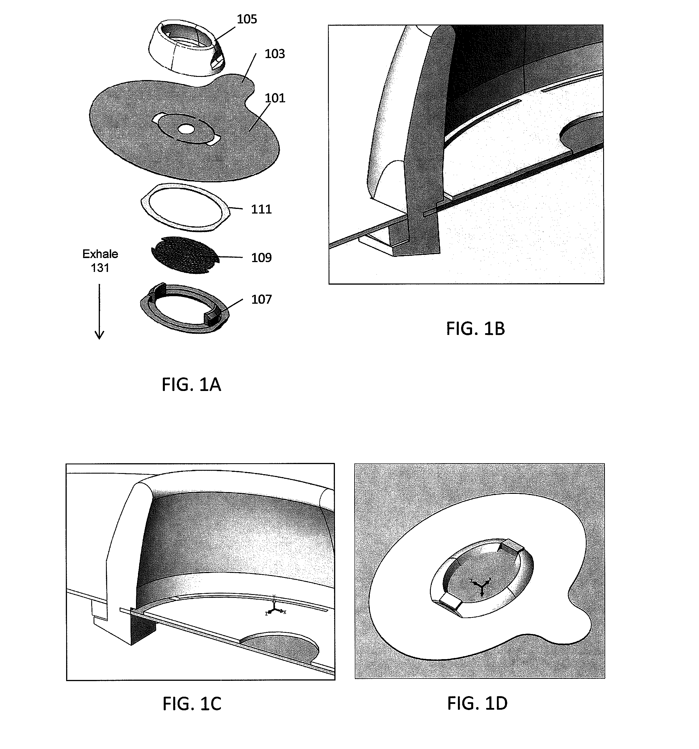 Layered nasal respiratory devices