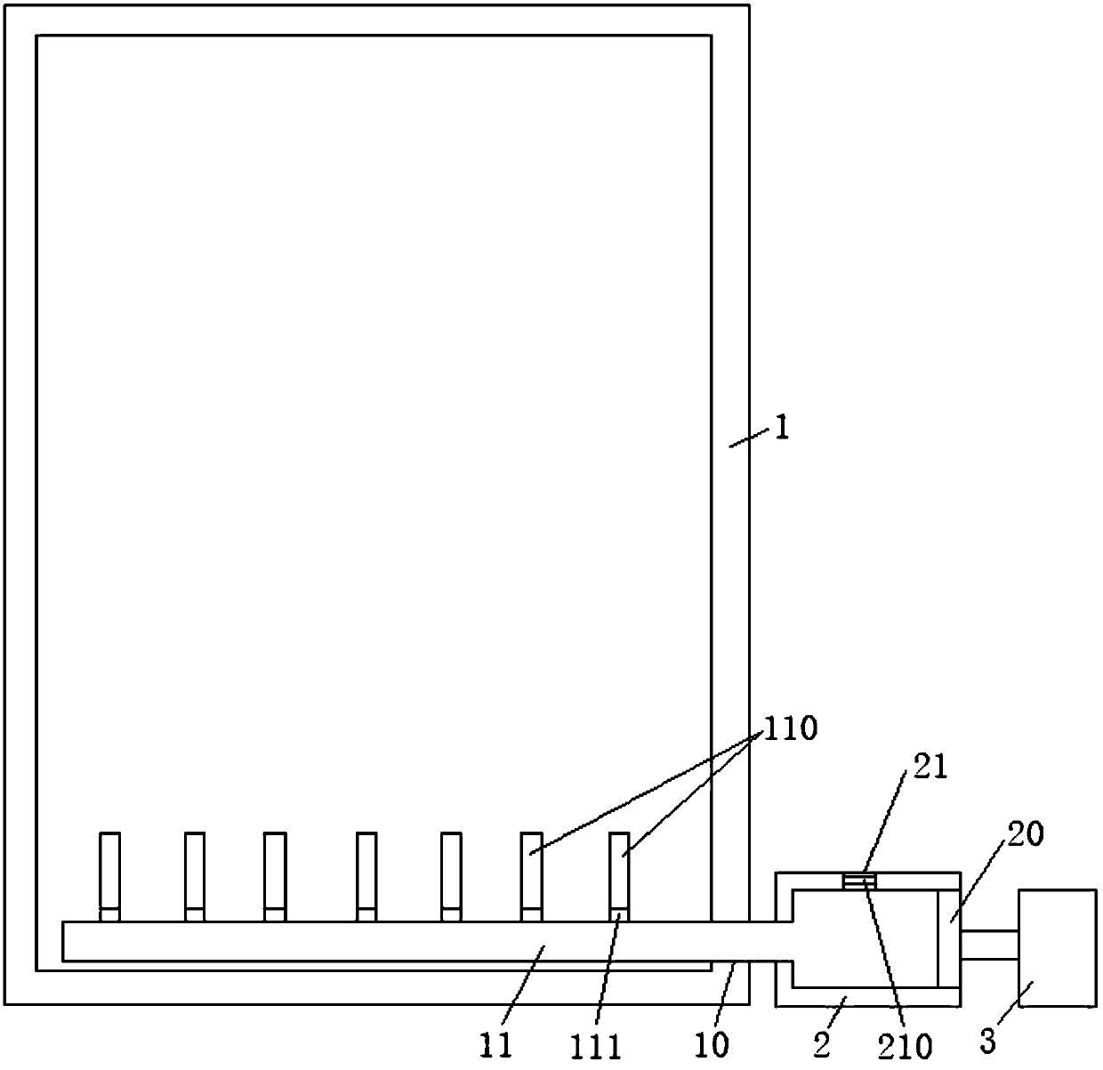 A boiler blowing device