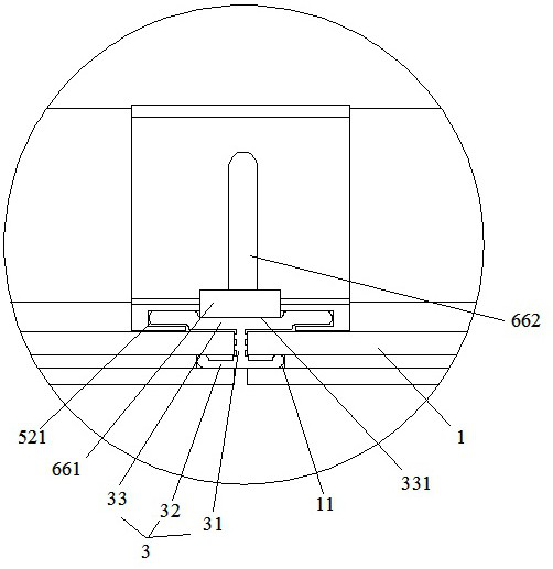 Suspended ceiling module panel with lamp trough base frame