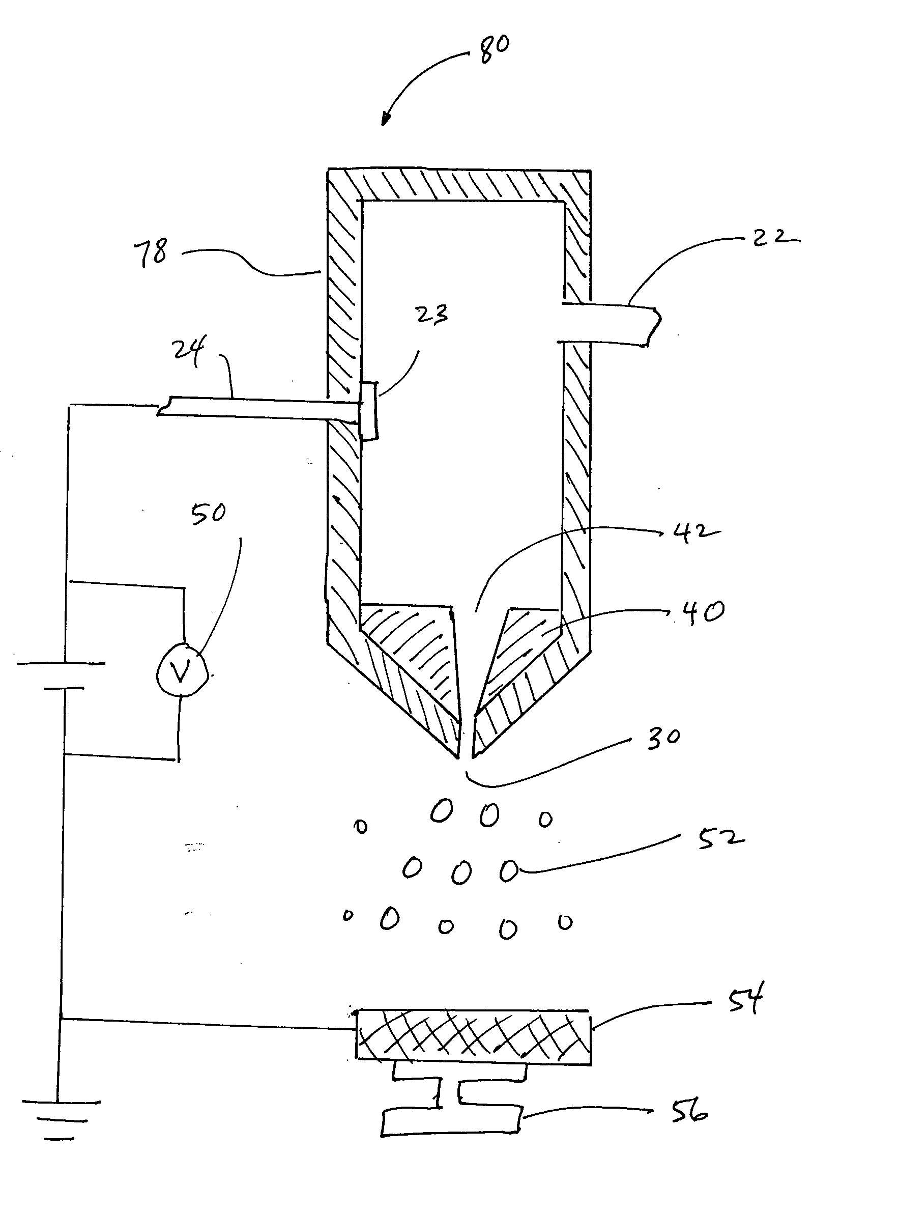 System and method for electrostatic-assisted spray coating of a medical device