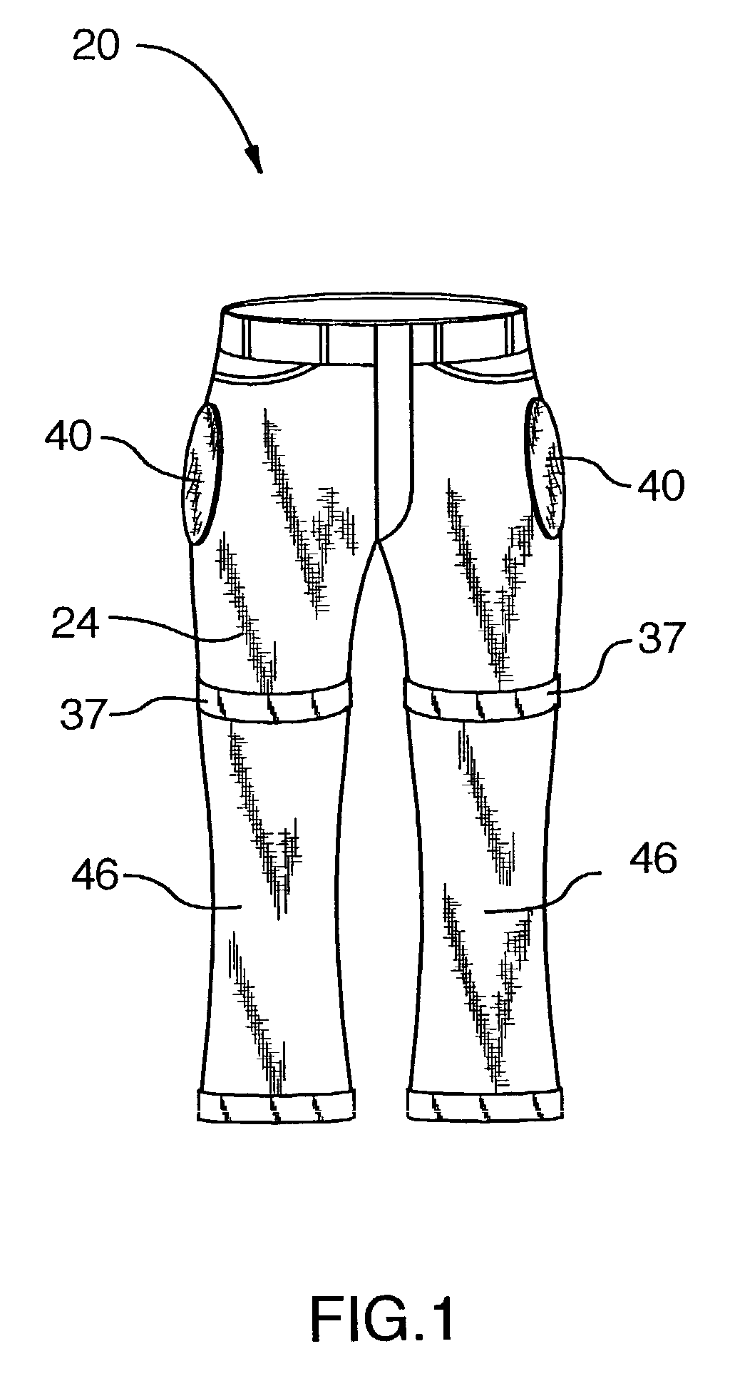 Convertible ventilated trousers