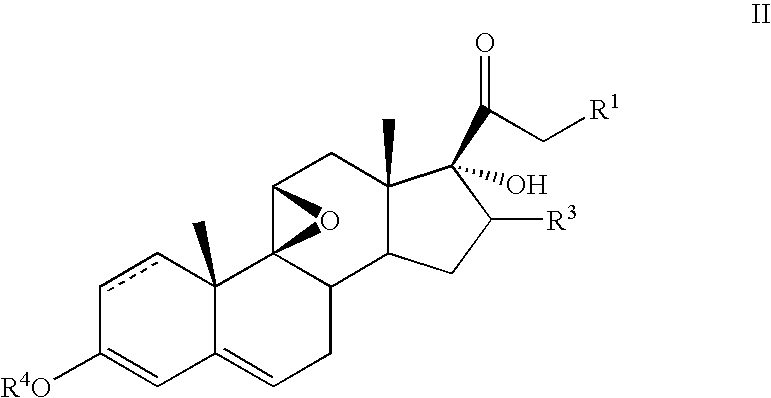 Method for the preparation of 6-alpha fluoro corticosteroids