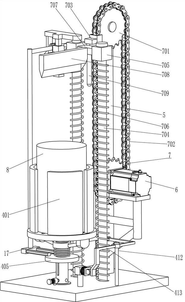 Firewood chopping machine for round log