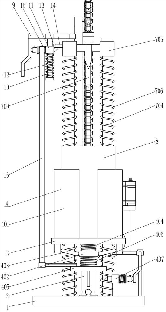 Firewood chopping machine for round log