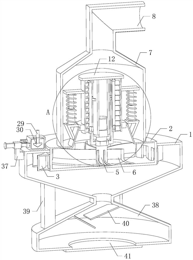 Automatically-cleaned vehicle-mounted air filter