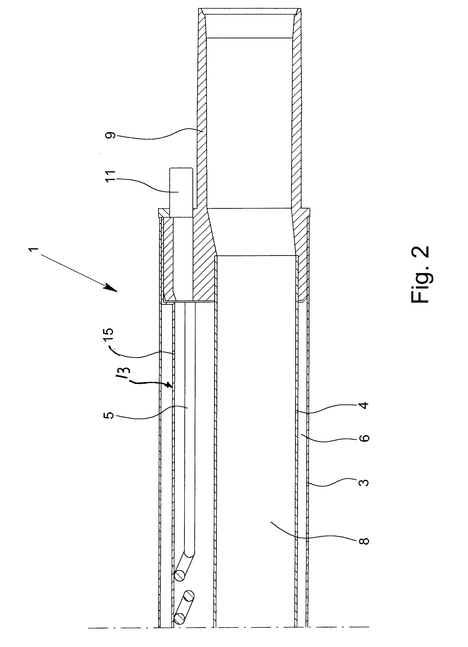 Telescoping tube system for a vacuum cleaner
