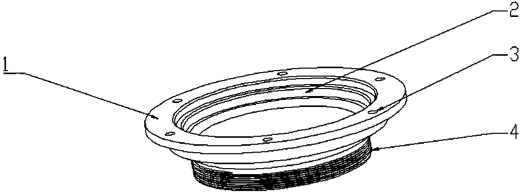 Volute for overall dynamic balance test of detachable turbocharger