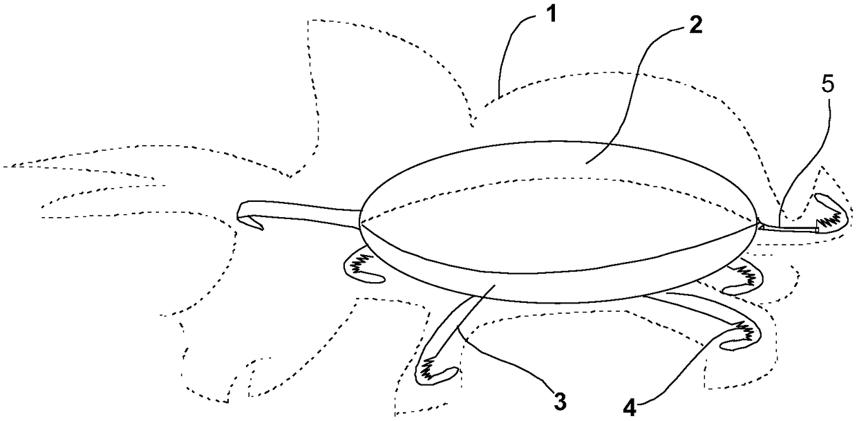 Movable pet biting toy