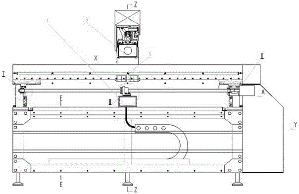 Photoelectric glass cutting machine