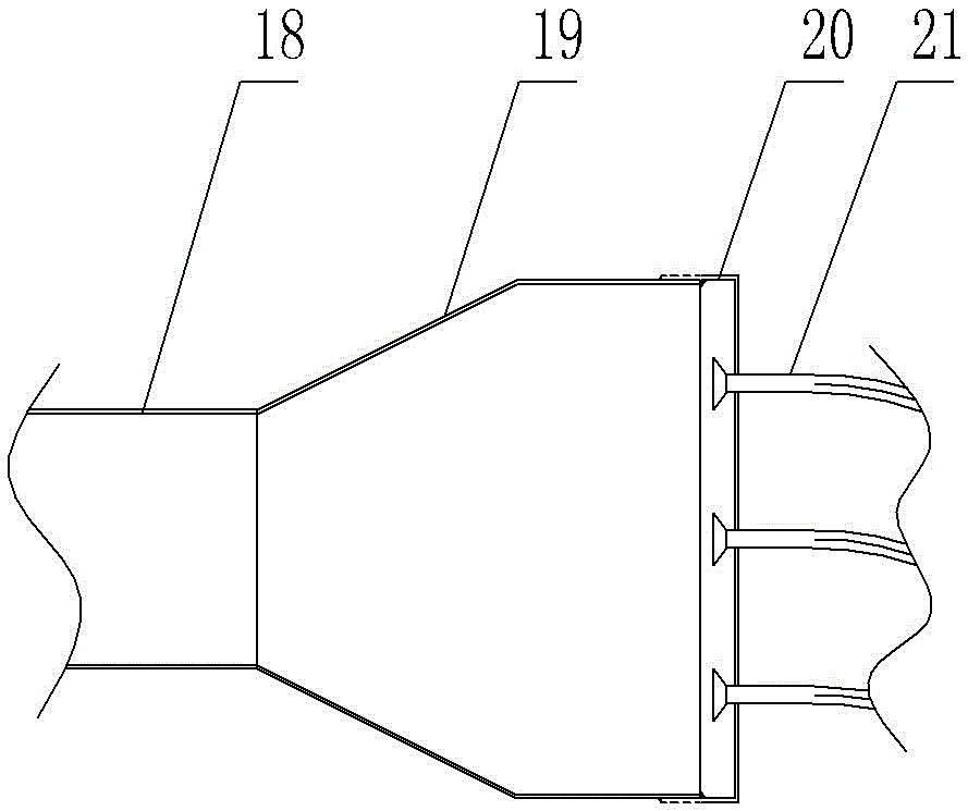 Feeding device for powdery raw materials