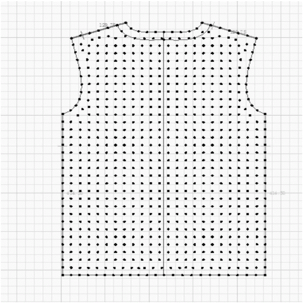 Garment showing method and device