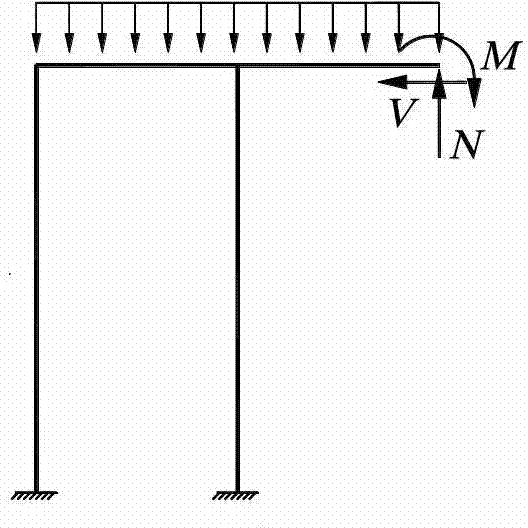 Fractured steel frame progressive collapse analysis method based on column removing method