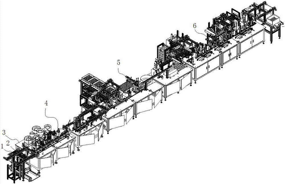 Fuel pump automatic assembly line and operating method thereof