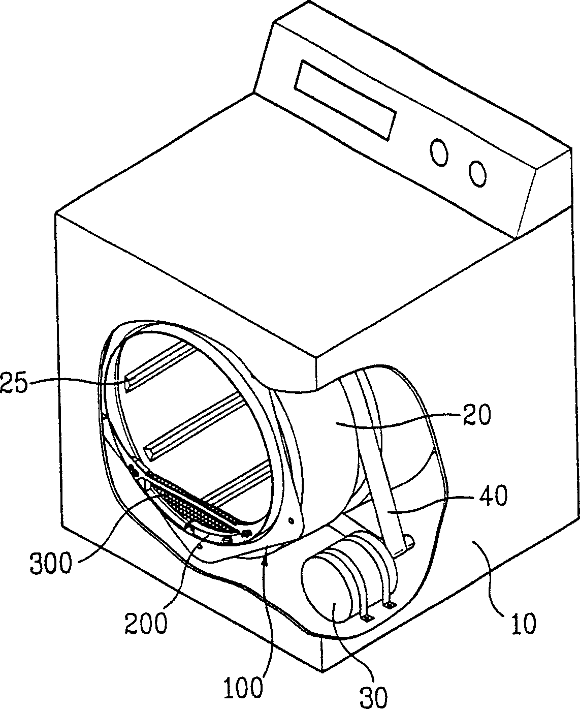Sensor assembly for automatic dryer