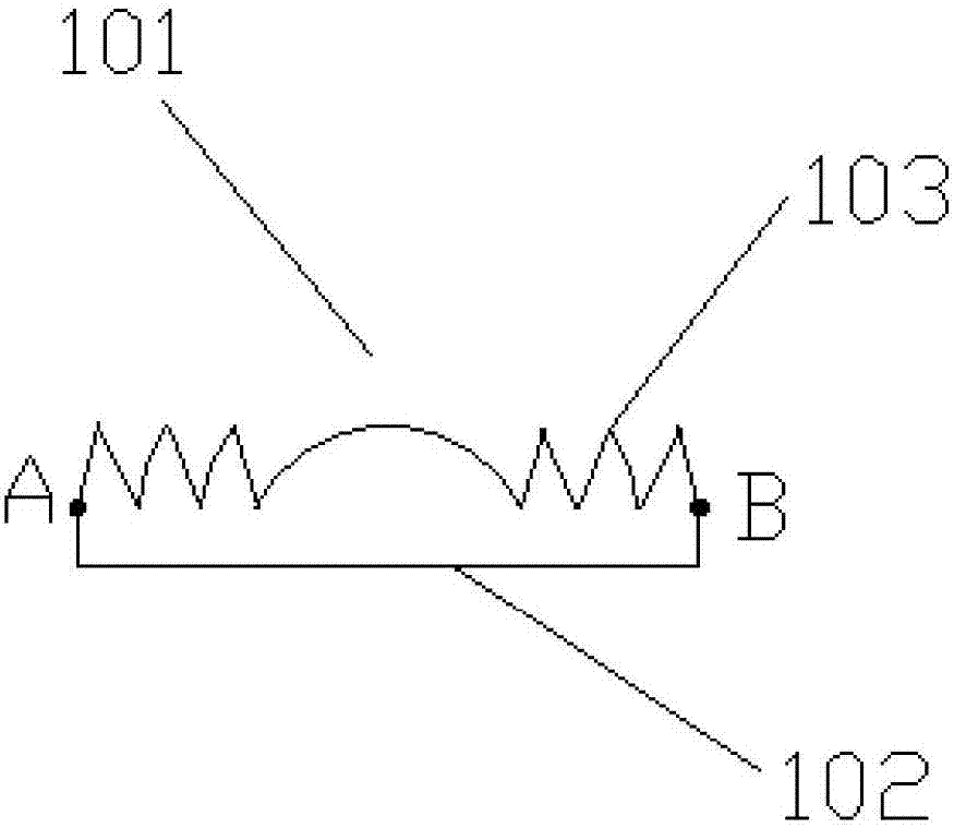 LED display screen with function of dissipating heat before screen