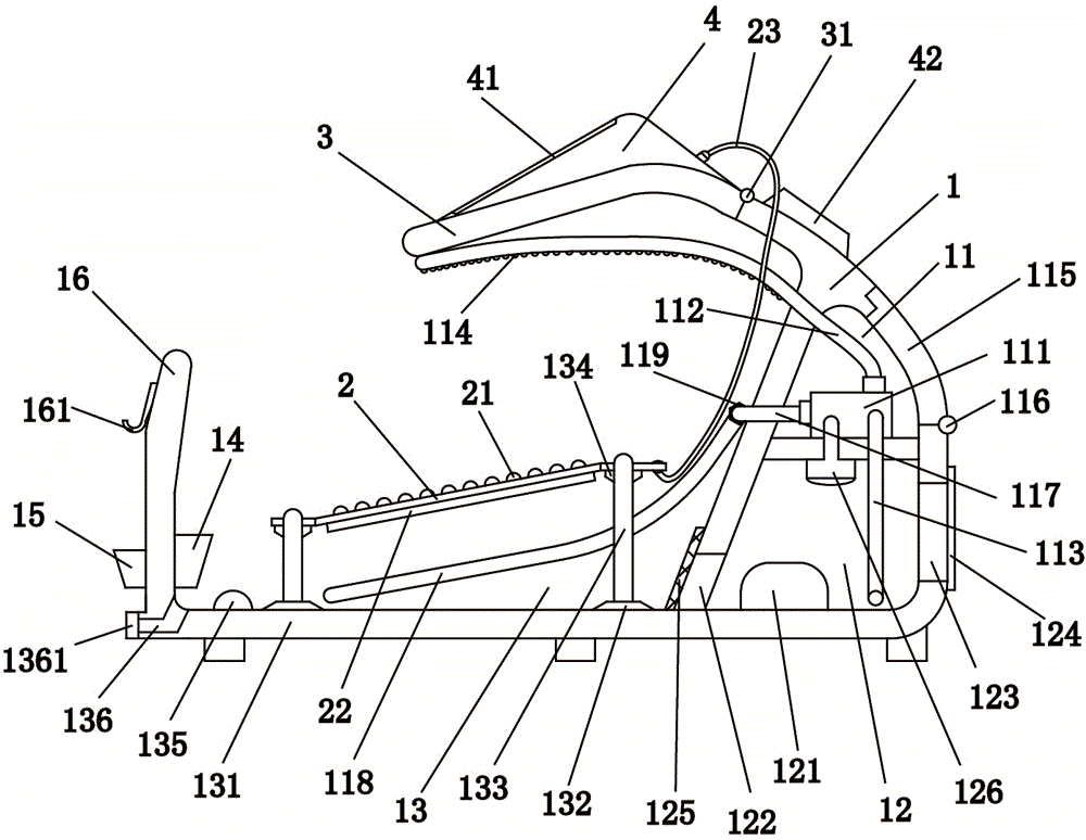 A foot care machine