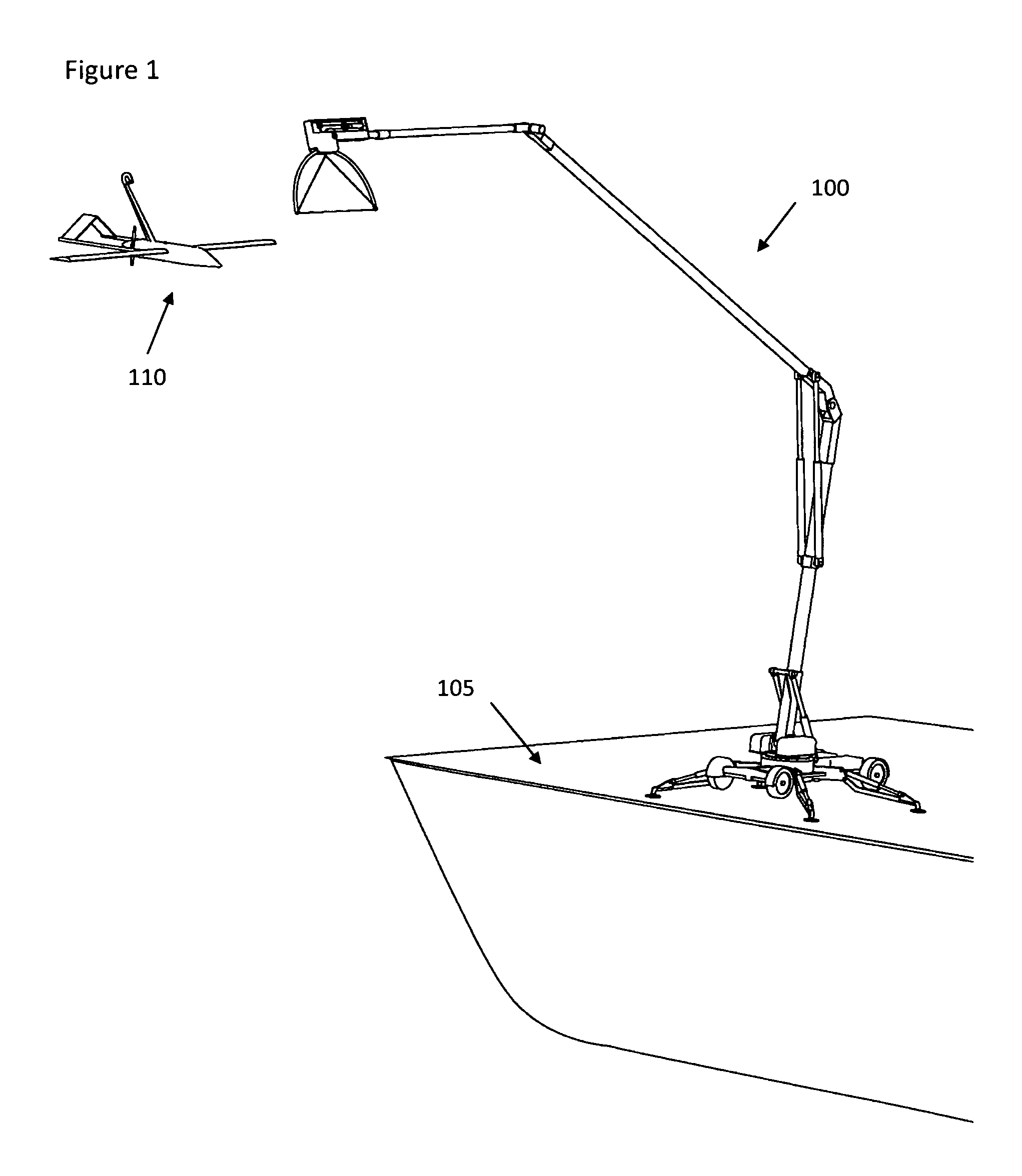 Stabilized UAV recovery system