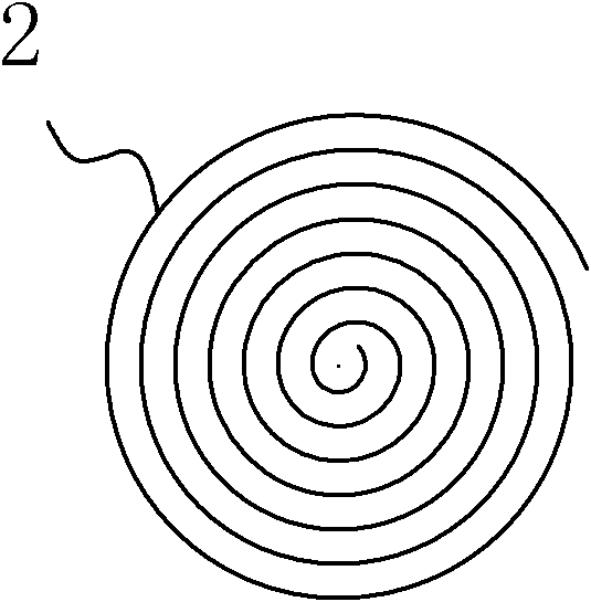 Embroidering method adopting coiled twist silk threads