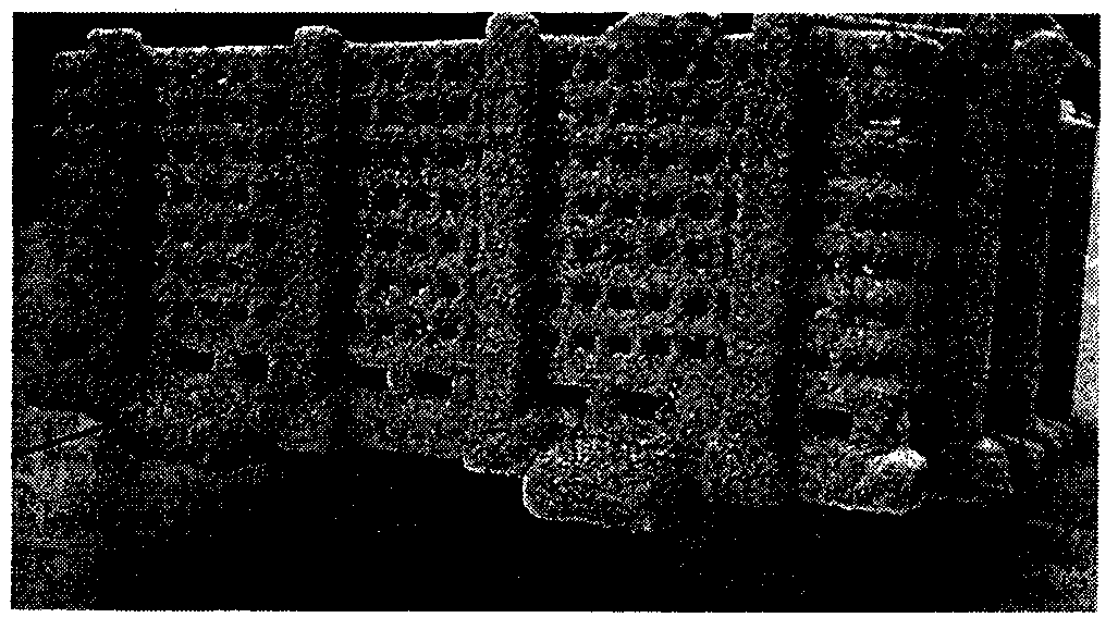 Material-frame (integrated type) investment casting process and method