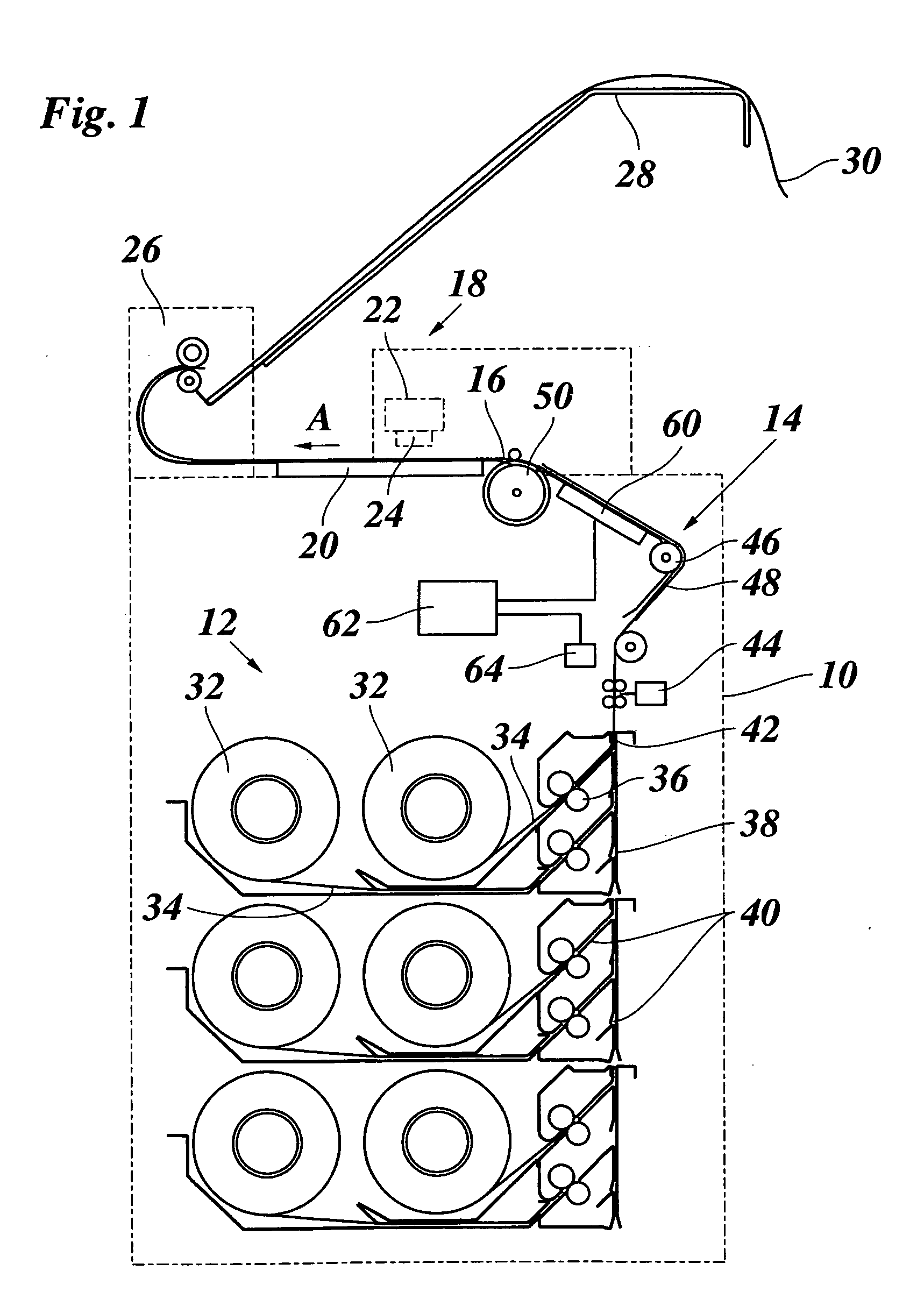 Method of treating image receiving sheets and a hot melt ink jet printer employing this method