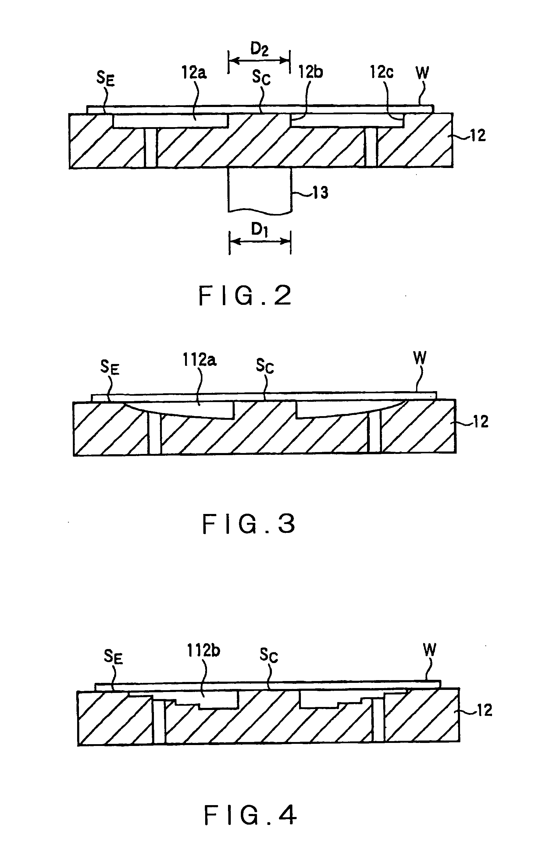 Substrate Processing Apparatus and Substrate Mount Table Used in the Apparatus