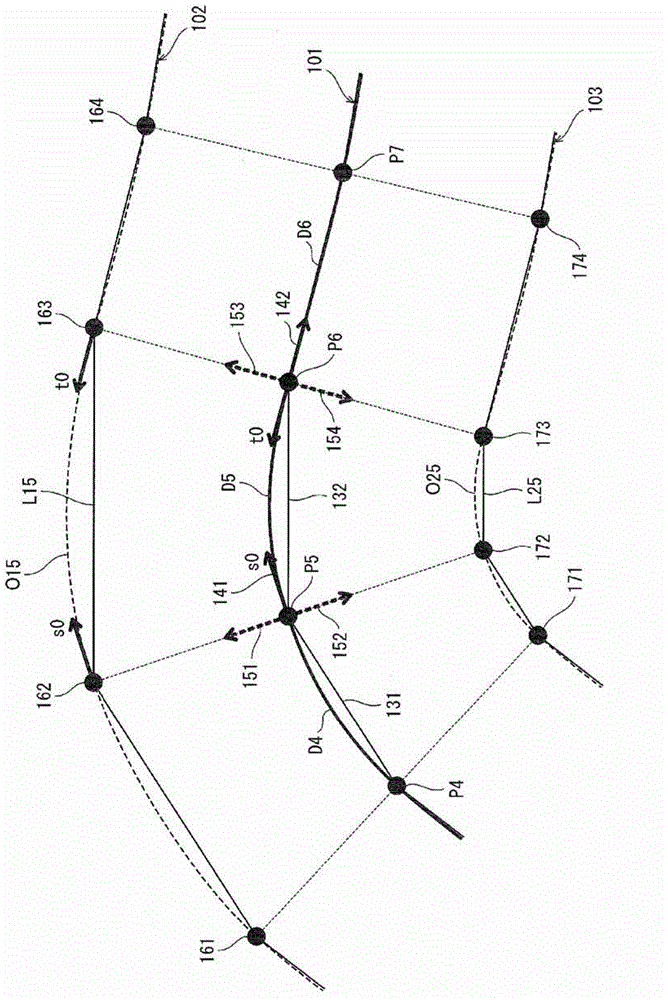 Curve-drawing device, curve-drawing method, curve-drawing program, and integrated circuit