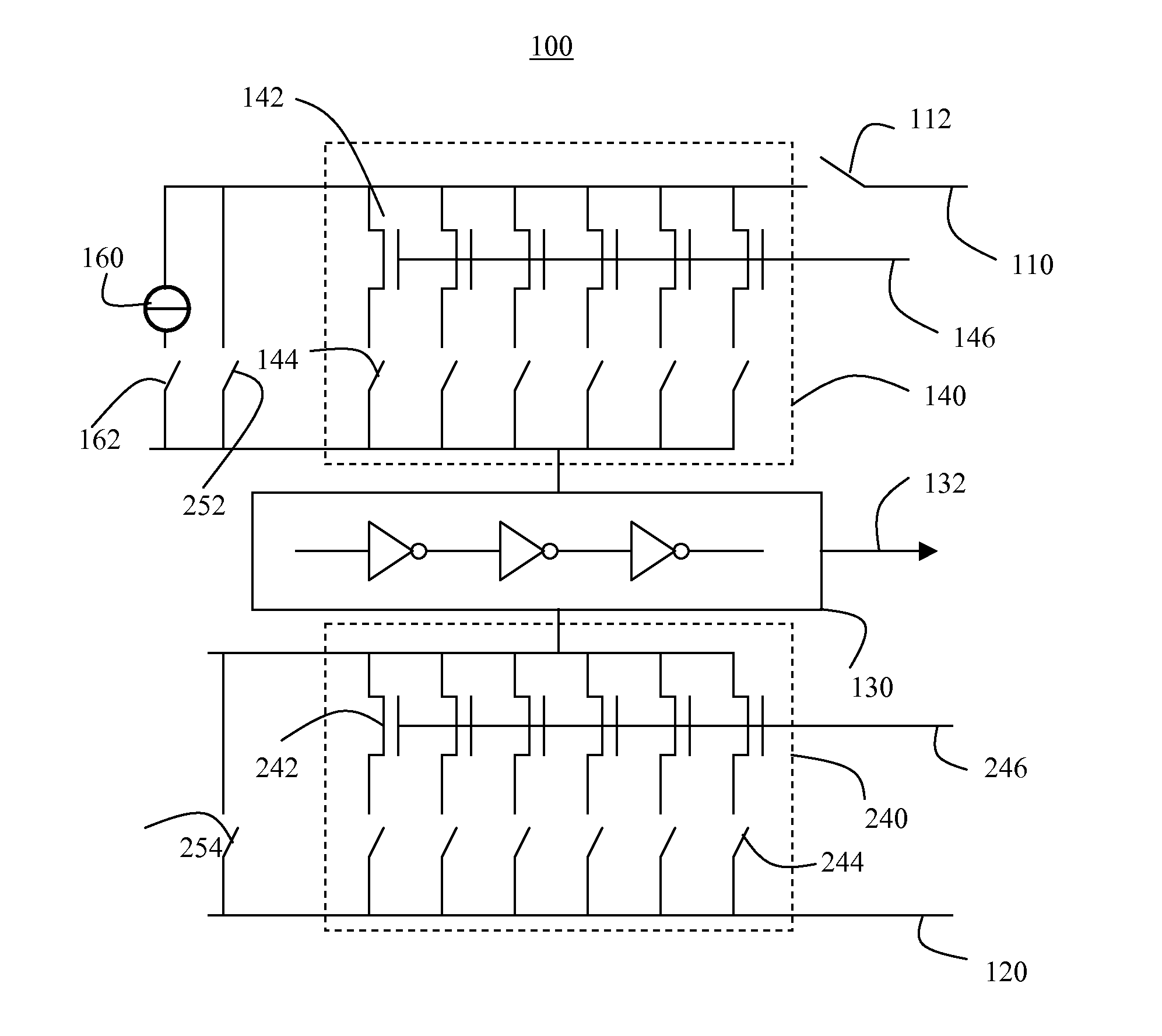 Semiconductor device with test structure and semiconductor device test method
