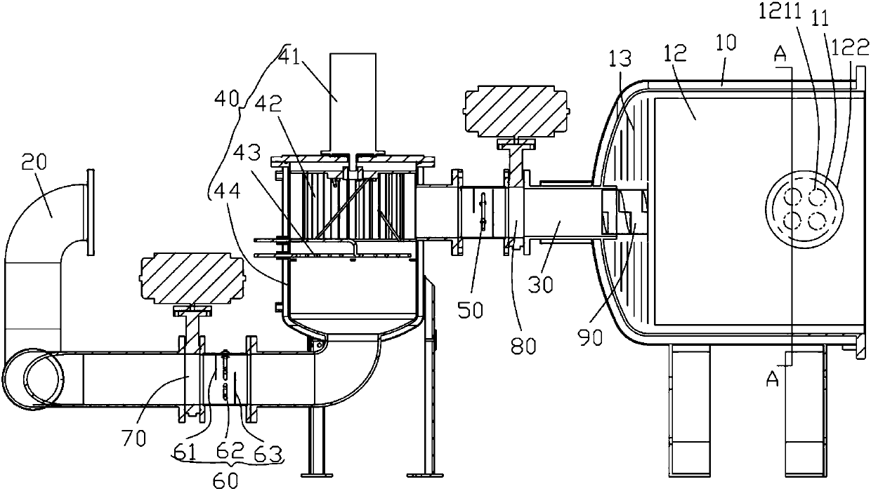 Improved high-temperature atmosphere multistage circulating cooling superhigh-temperature sintering furnace