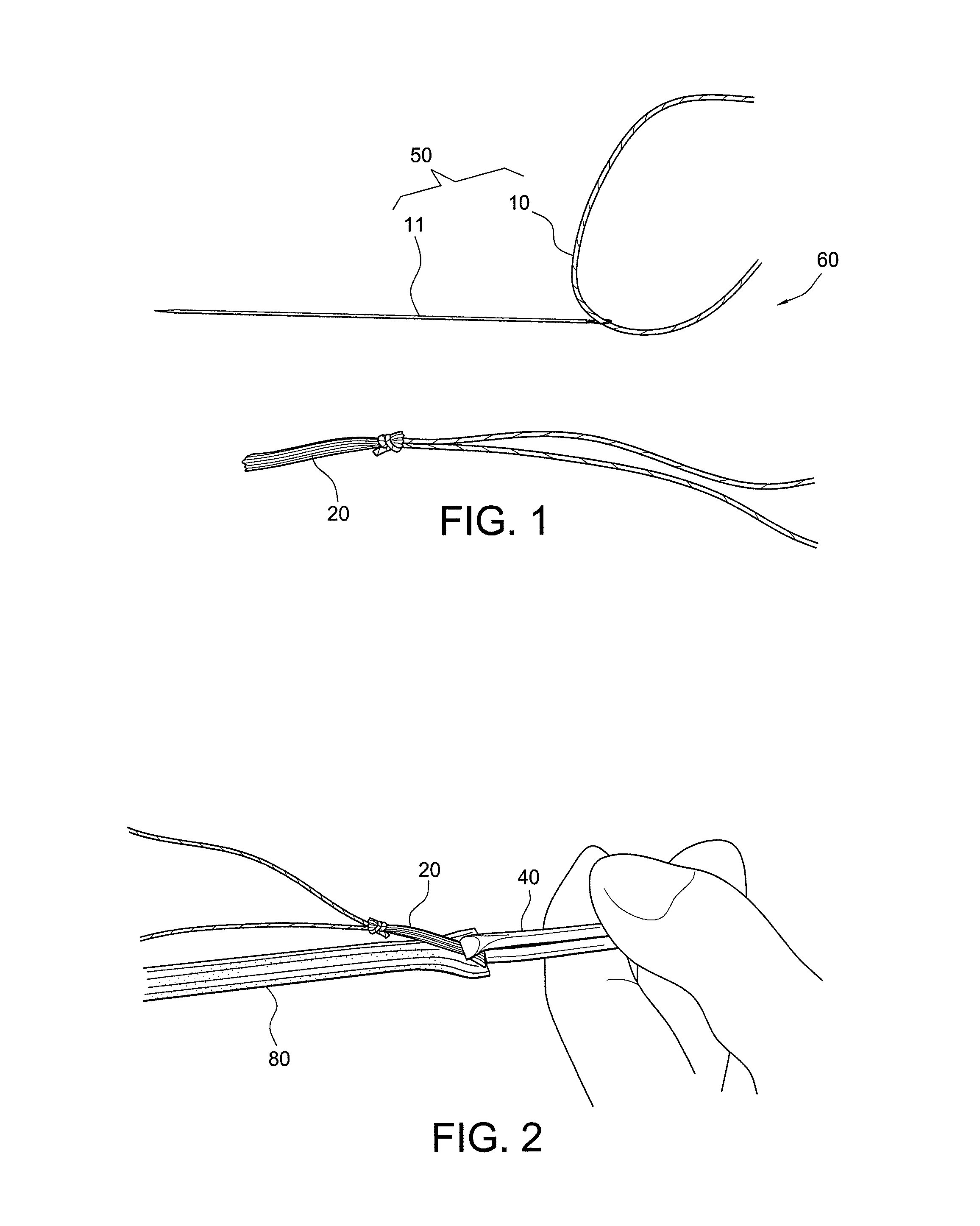 Methods of making reinforced soft grafts with suture loop/needle construct