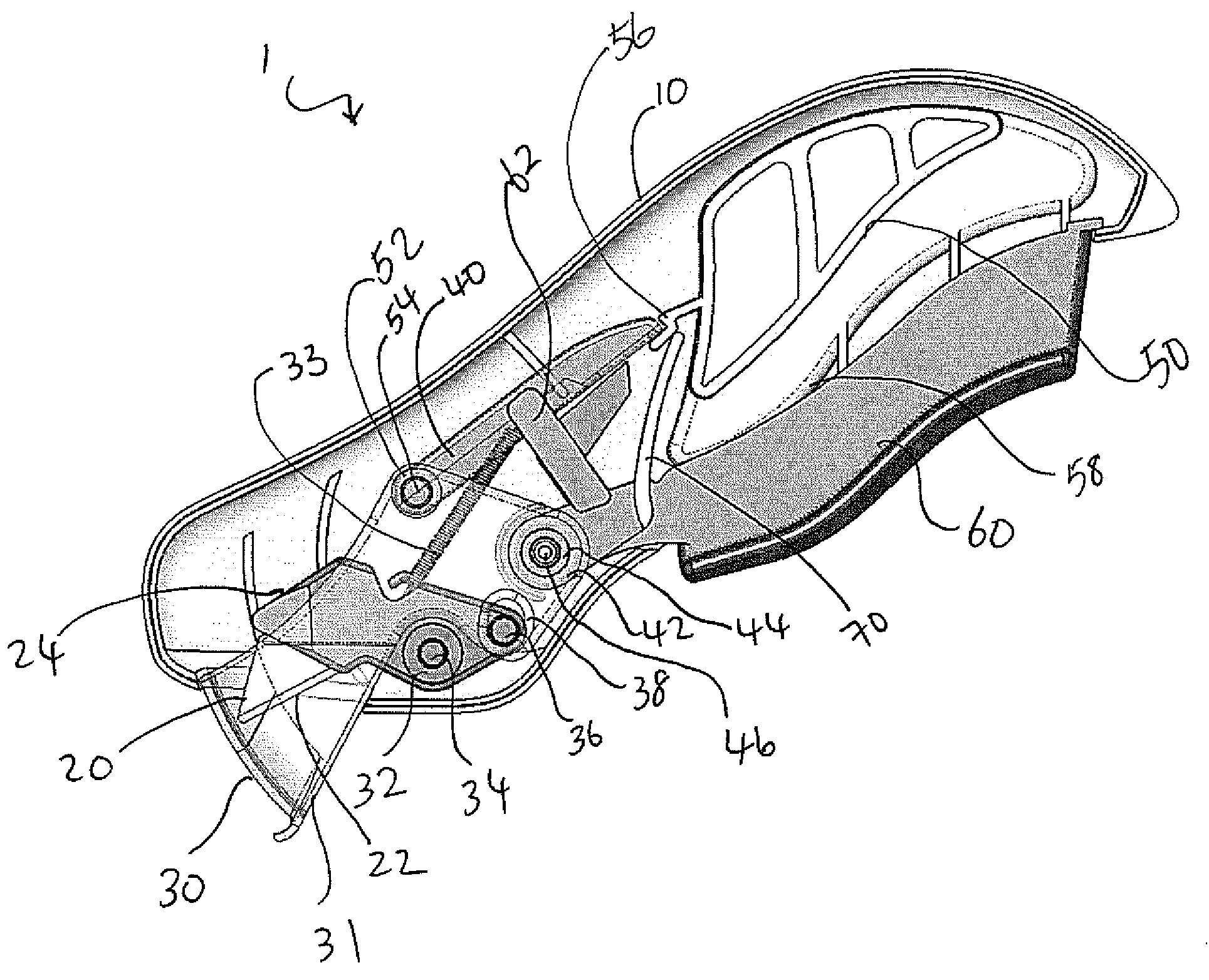 Utility Knife with Counter-Reciprocating Blade and Guard