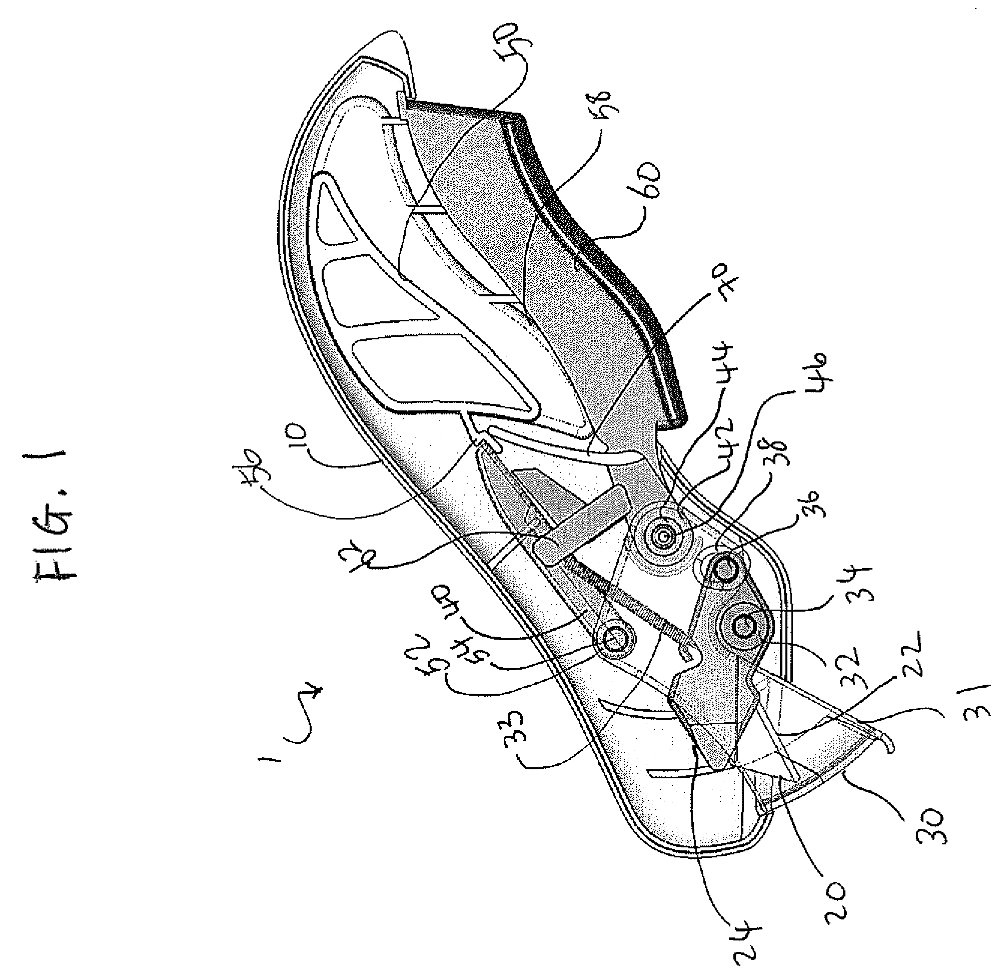 Utility Knife with Counter-Reciprocating Blade and Guard