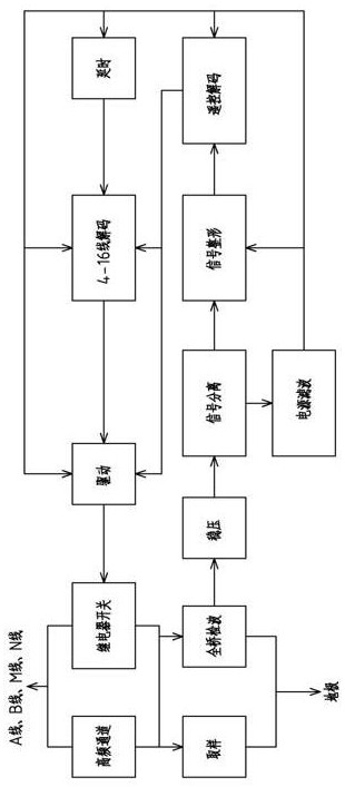 Electric prospecting electrode array borrowing wire remote control