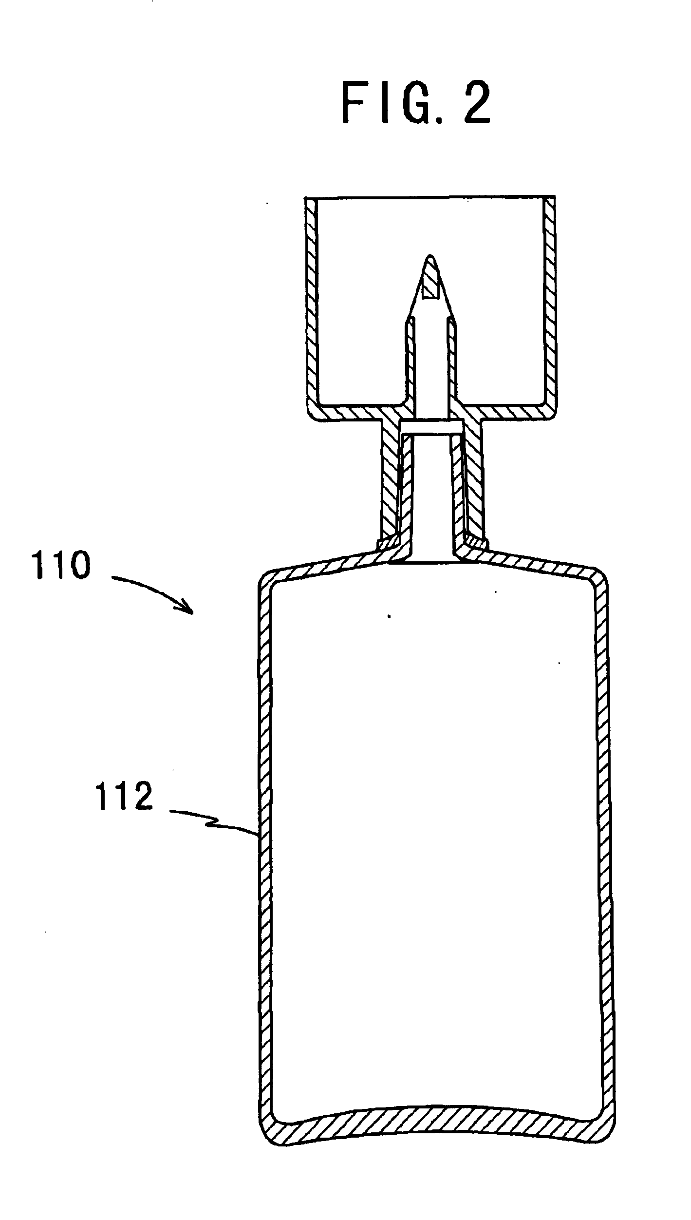 Drug solution container with a connector for communicating