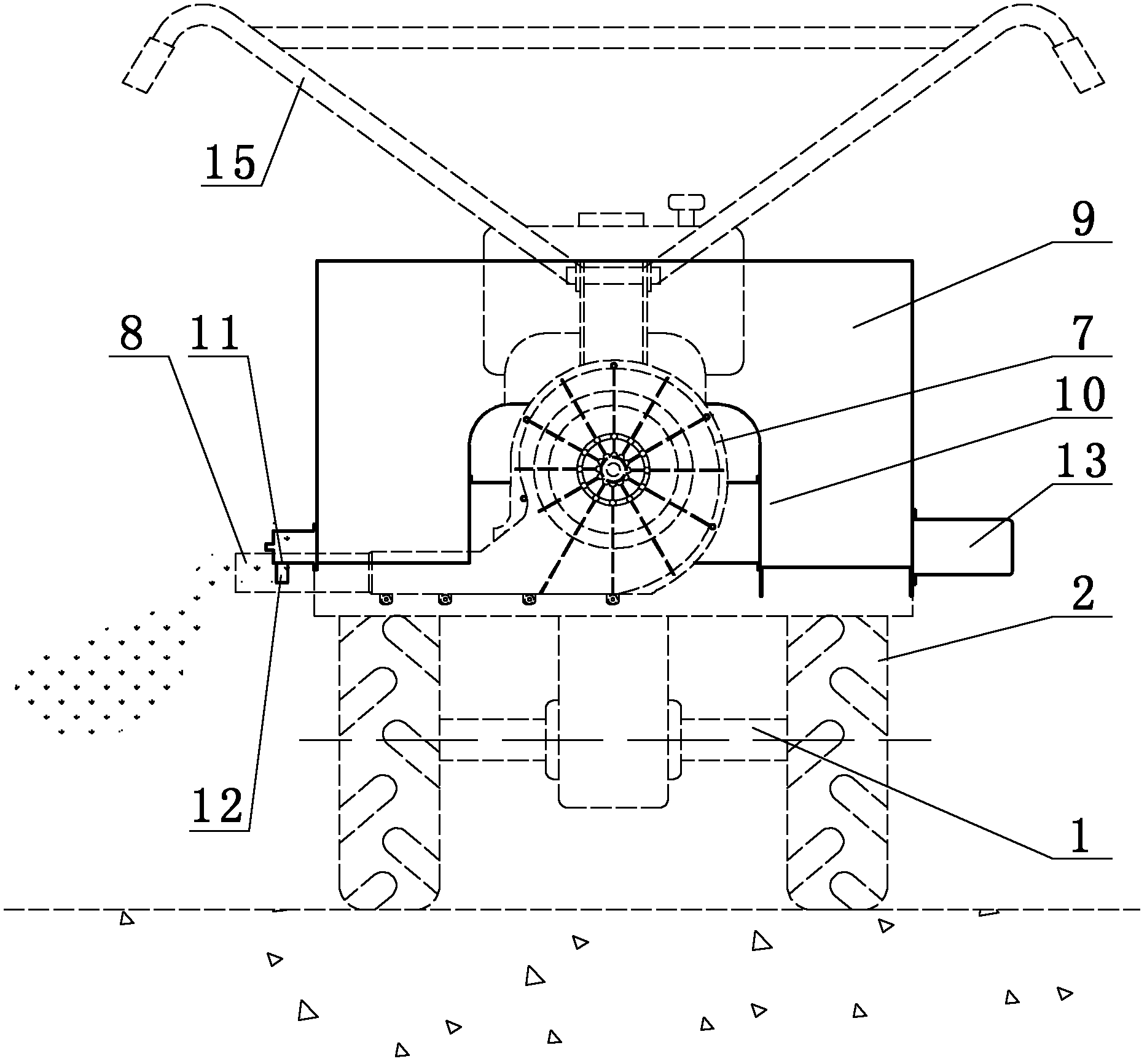 Device for feeding shrimps and crabs