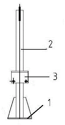 Dismounting device for inverted vertical disc of copper pipe inverted vertical wire drawing machine