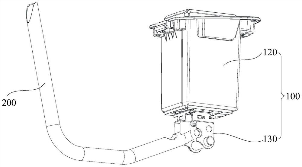 Power installation structure, power device and electric vehicle